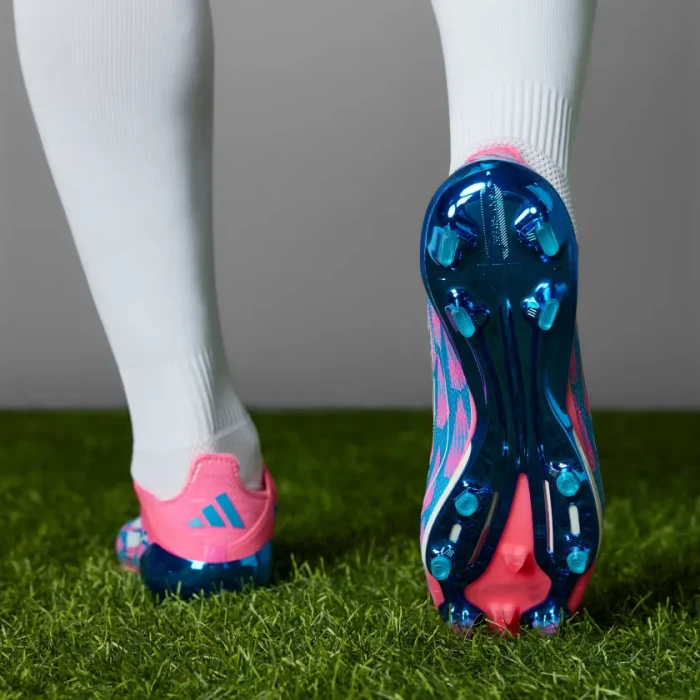 adidas F50+ FG solar blue/cloud white/solar pink