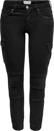 ONLY Missouri Slim Fit Cargo Hose schwarz (Damen)