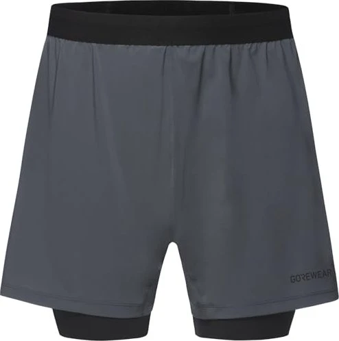 Gore Wear Concurve 5" 2in1 Shorts Laufhose kurz lab graphite/black (Herren)