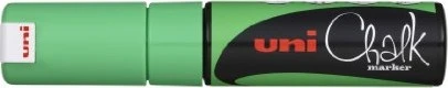 Uni-Ball ChalkGlass Marker Chisel Tip PWE-8K grün
