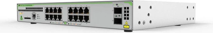 Allied Telesis CentreCOM GS970M Desktop Gigabit Managed Switch, 16x RJ-45, 2x SFP, 247W PoE+