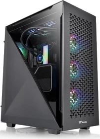 Thermaltake Divider 500 TG Air, schwarz, Glasfenster