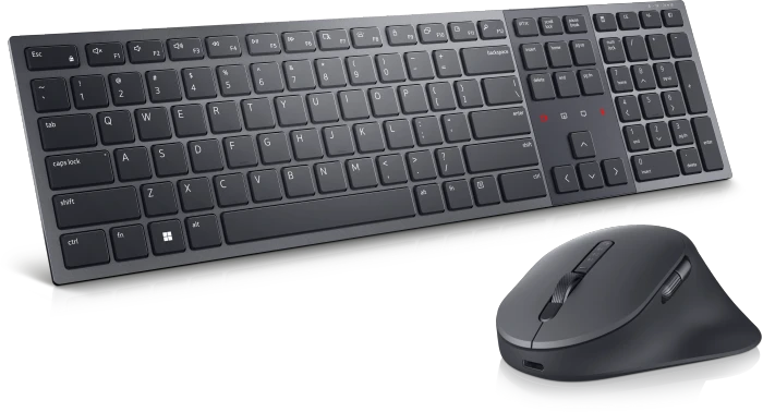 Dell KM900 Premier Collaboration Keyboard and Mouse Combo, graphit, USB/Bluetooth, DE