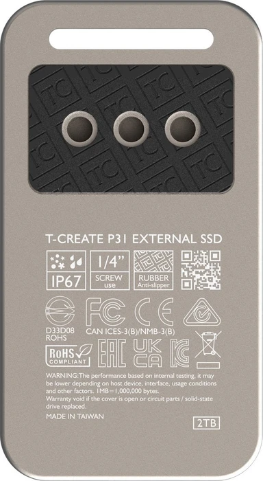 TeamGroup T-Create CinemaPr P31, 2TB, USB-C 3.2