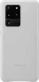 Samsung Leather Cover für Galaxy S20 Ultra light gray