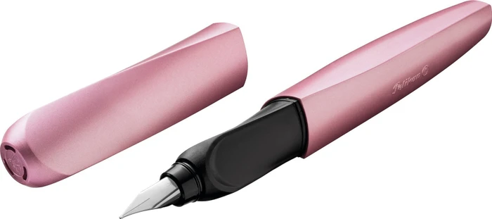 Pelikan Twist girly rose, rechte Hand/linke Hand, mittel, Faltschachtel