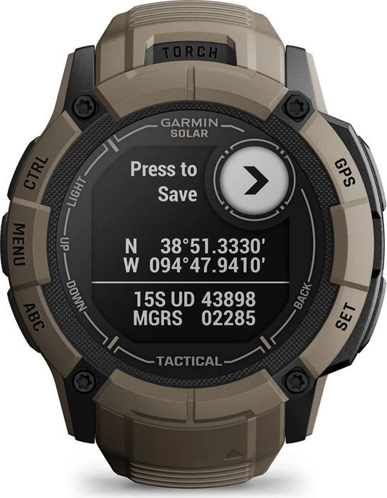 Garmin Instinct 2X Solar Tactical Edition coyote tan