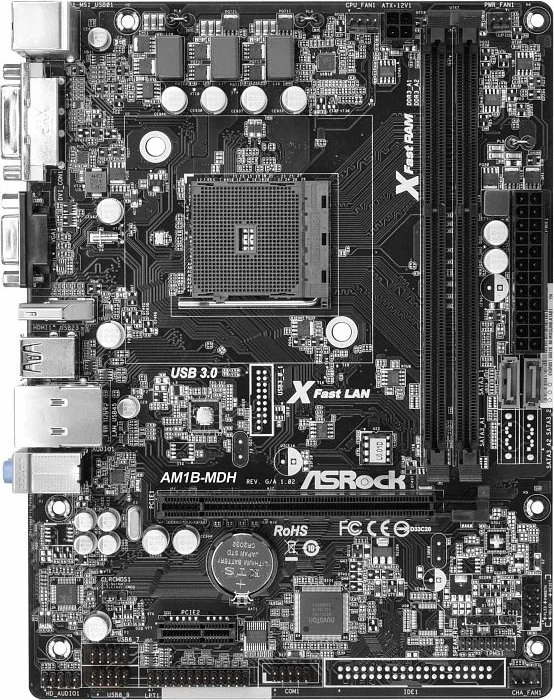 ASRock AM1B-MDH (AMD AM1)