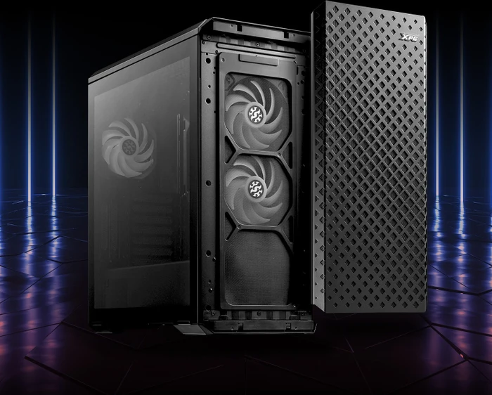 ADATA XPG Defender Pro, schwarz, Glasfenster