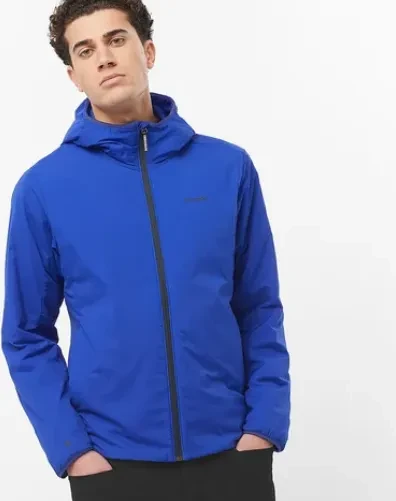Salomon Mountain Flex Hooded Funktionsjacke surf the web (Herren)