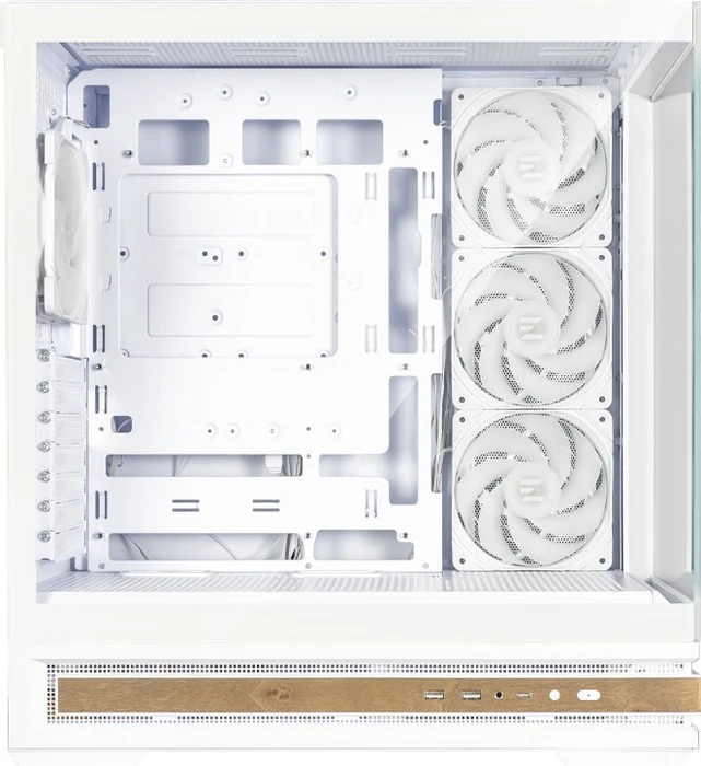 Zalman P40 NAMU White, weiß, Glasfenster