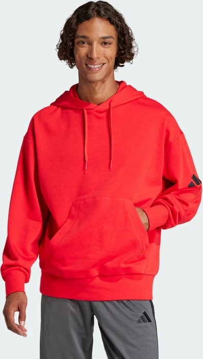 adidas Essentials Loose-Fit 3-Streifen Logo French Terry Hoodie (Herren)