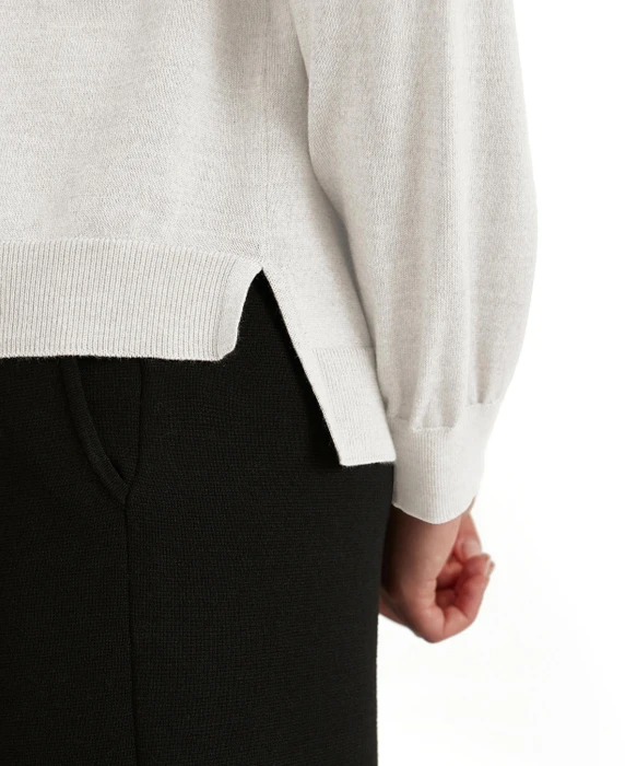 Falke Basic Apparel Cardigan Rundhals Strickjacke beige mel. (Damen)