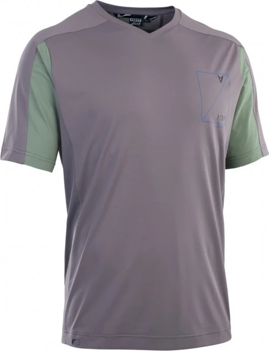 ION MTB Traze AMP AFT Trikot kurzarm shark grey (Herren)