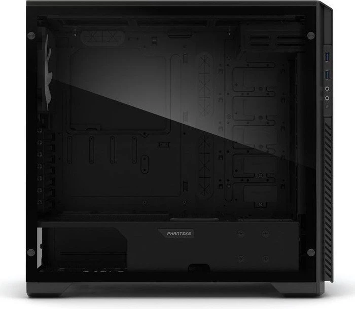 Phanteks Enthoo Pro M Tempered Glass schwarz, Glasfenster