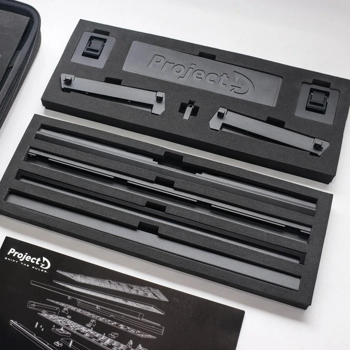 Ducky Outlaw 65 Barebone Gaming-Tastatur, schwarz, ANSI