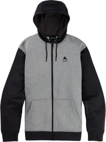 Burton Oak Zip Hoodie gray heather/true black (Herren)