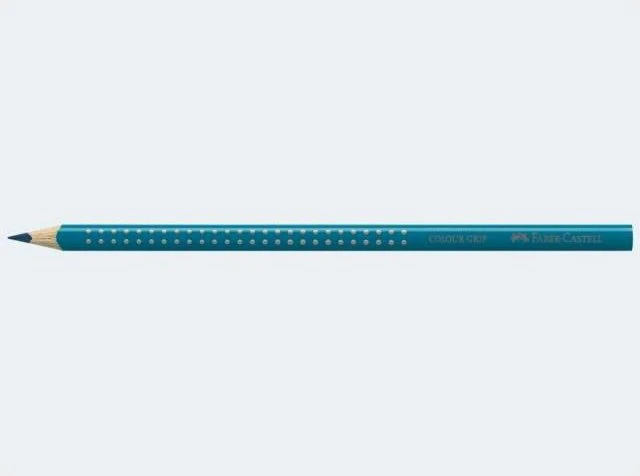 Faber-Castell Colour Grip Buntstift kobalttürkis, 12er-Pack
