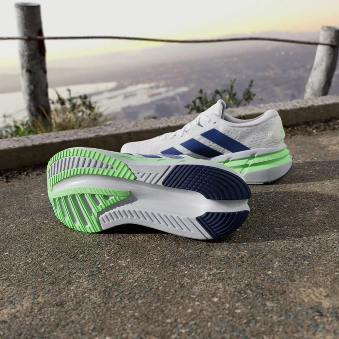 adidas Adistar 4 cloud white/tech indigo/lime burst (Herren)