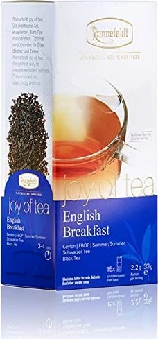 Ronnefeldt Joy of Tea English Breakfast Tea Beutel, 15 Stück