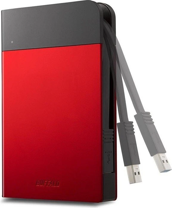 Buffalo MiniStation Extreme HD-PZFU3, rot, 1TB, USB 3.0 Micro-B