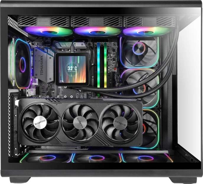 Mars Gaming MC-REVPRO Black, Glasfenster