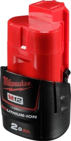Milwaukee M12 B2 Werkzeug-Akku 12V, 2.0Ah, Li-Ionen [2.0Ah] [24Wh]