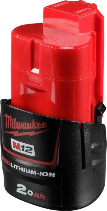 Milwaukee M12 B2 Werkzeug-Akku 12V, 2.0Ah, Li-Ionen [2.0Ah] [24Wh]