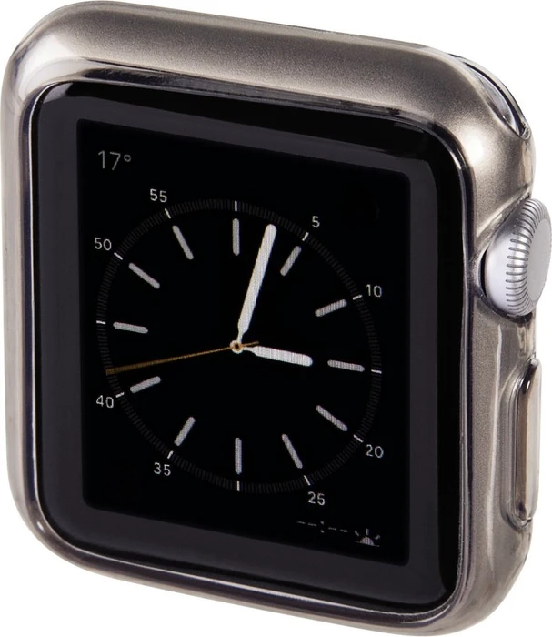 Hama Cover Crystal für Apple Watch 38mm schwarz/transparent