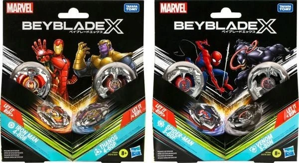 Hasbro Beyblade X Marvel Collab Multipack