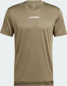 adidas Terrex Multi Funktionsshirt kurzarm olive strata (Herren)