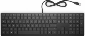 HP Pavilion Wired Keyboard 300, schwarz, USB, DE (4CE96AA#ABD)