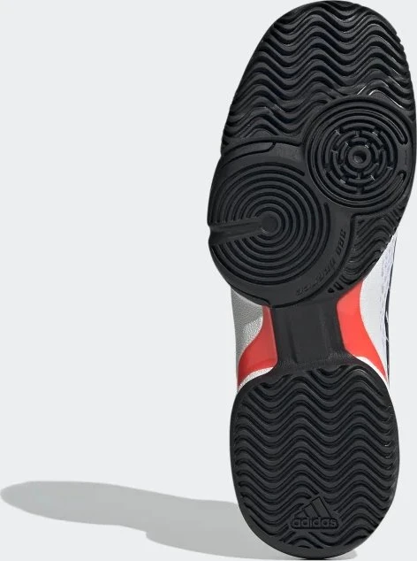adidas Barricade cloud white/core black/solar red (Junior)