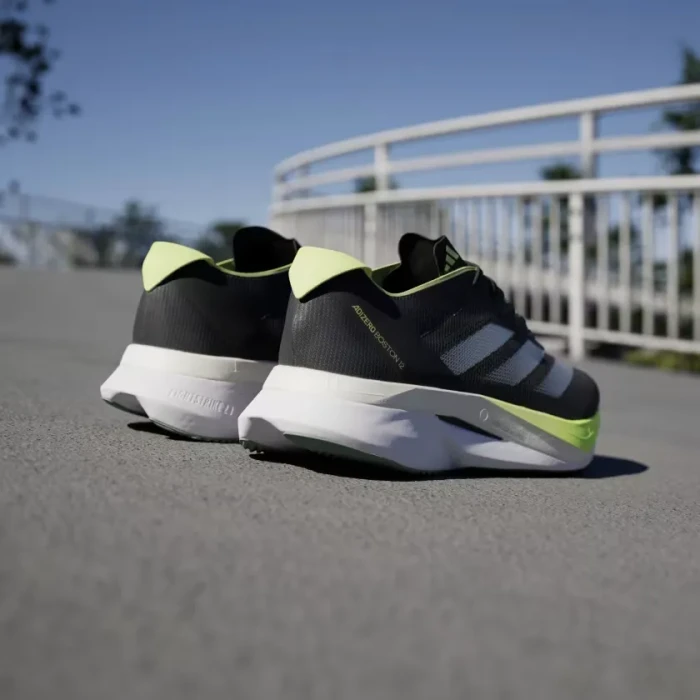 adidas Adizero Boston 12 aurora ink/silver metallic/pulse lime (Herren)