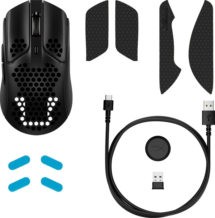 HP HyperX Pulsefire Haste Wireless schwarz, USB
