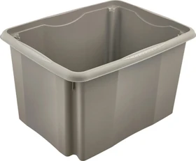 Keeeper Emil Eco Aufbewahrungsbox, 30l, grau
