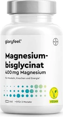 gloryfeel Magnesiumbisglycinat Kapseln, 240 Stück