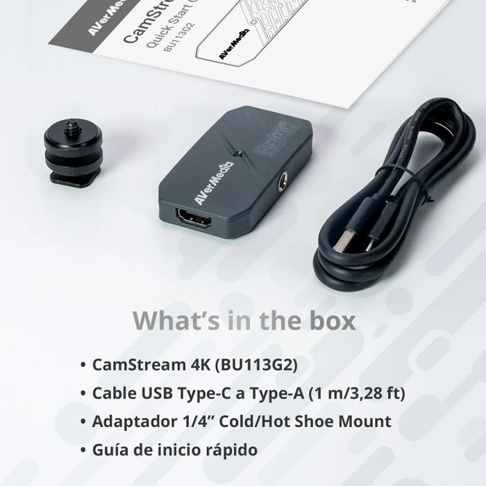 AVerMedia BU113G2 CamStream 4K, weiß