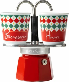 Bialetti Set Mini Express Ciao Italia Espressokanne