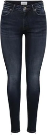 ONLY Skinny Mid Kendell Jeans dark blue denim (Damen)