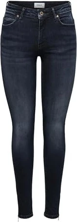 ONLY Skinny Mid Kendell Jeans dark blue denim (Damen)