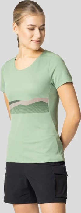 Odlo F-Dry Funktionsshirt kurzarm loden frost (Damen)