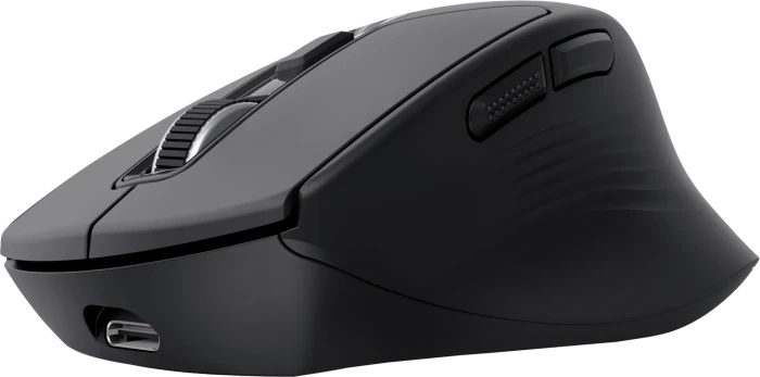 Trust Niven Comfortable Multi-Device Wireless Mouse schwarz, USB/Bluetooth