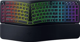 Razer Pro Type Ergo Wireless Split Ergonomic RGB Keyboard, schwarz, LEDs RGB, USB/Bluetooth, US