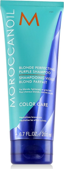 Moroccanoil Color Care Blonde Perfecting Purple Shampoo, 200ml