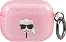 Karl Lagerfeld AirPods Pro Case Glitter rosa