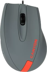 Canyon M-11 Wired Mouse, grau/rot, USB (CNE-CMS11DG)