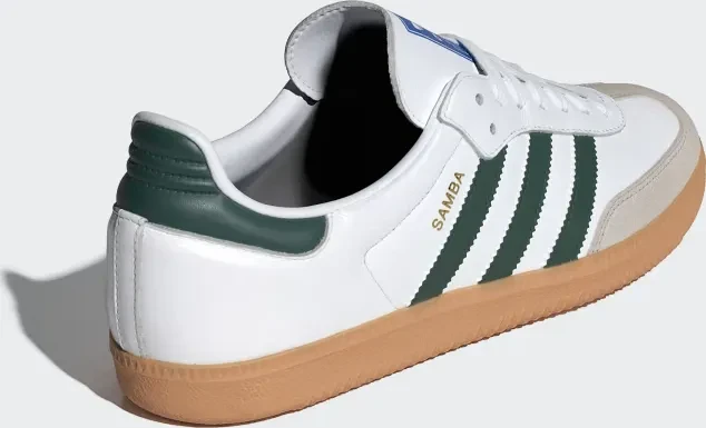 adidas Samba OG cloud white/collegiate green/gum