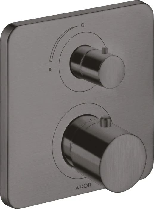 Hansgrohe Axor Citterio M Thermostat mit Absperrventil brushed black chrome