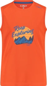 CMP Adventure Muster Funktionsshirt ärmellos tango (Junior)
